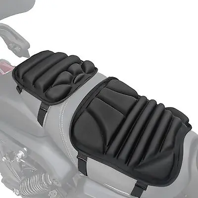 2PCS X 3D Motorcycle Seat Cushion Motorbike Pillow Pad Anti Cover Slip Gel Seat • $30.40