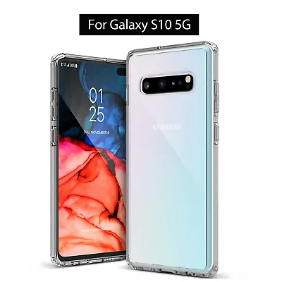 $12.95 • Buy For Samsung Galaxy S10 5G S10e S9 S8 Plus Case Clear Heavy Duty Shockproof Cover