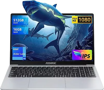 17.3  Netbook 1080P FHD Laptop Intel N97 16GB RAM 512GB M.2 SSD WIFI  • $323.89