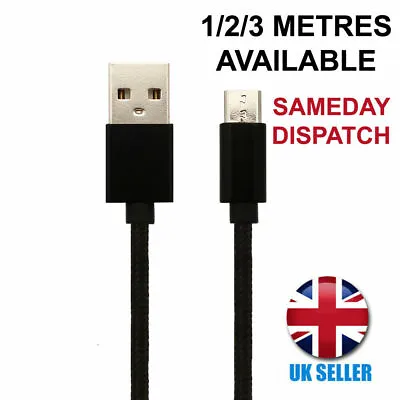 £1.99 • Buy Micro USB Phone Charger Compatible Cable For Nokia 8110 Charging Lead 1M/2M/3M