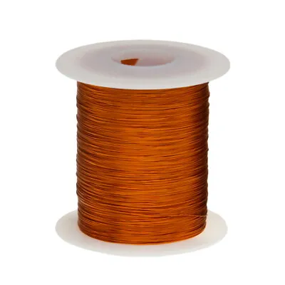 22 AWG Gauge Enameled Copper Magnet Wire 2 Oz 63' Length 0.0281  240C Nat • $16.52