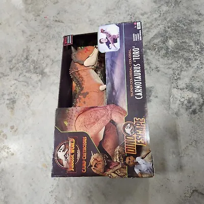 Jurassic World Super Colossal Carnotaurus Toro Camp Dino Escape Dinosaur Netflix • $88.99