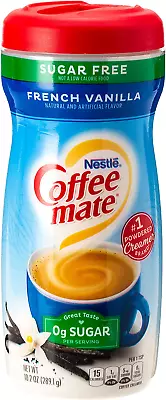 £11.35 • Buy Nestl� Coffee Mate Sugar Free French Vanilla Flavour Coffee Creamer 289 G