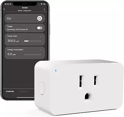 Zwave Plug With Energy Monitor 700 Series Z-Wave Outlet With Overcurrent Protec • $45.55