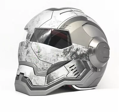 2023 Star Wars DOT Motorbike Flip Up Helmet Motorcycle Bike Helmets Matt Gray • $109