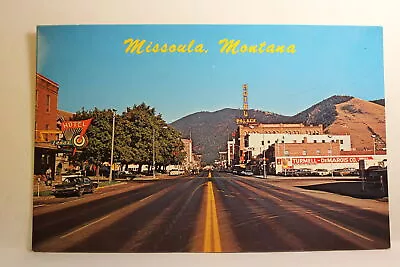 Postcard Steet Scene Missoula MT N12 • $1.07