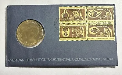 1976 American Revolution Bicentennial Commemorative Medal First Day Cover (BK) • $5.99