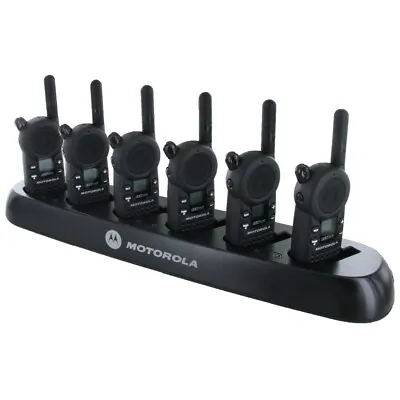 Motorola CLS1410 UHF Radios Walkie Talkies With 6 Multi Charger-and 6 Batteries • $669.99