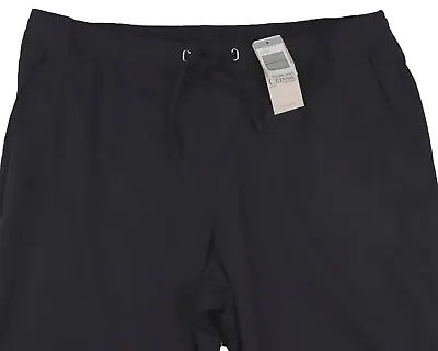 M&S Womens Marks And Spencer Classic Blue Trousers Size 20 Short • £14.99