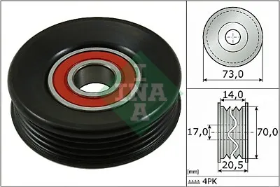 INA 531 0853 10 Tensioner Pulley V-ribbed Belt For HONDAROVERSUBARU • $36.31