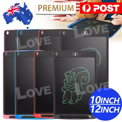 $6.85 • Buy 8.5/10/12 LCD Writing Tablet Drawing Board Colorful Handwriting Pad
