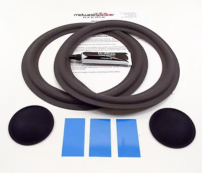 Infinity 902-3061 Kappa 6  10  Woofer Foam Repair Kit W/ Shims & Dust Caps! • $26.95