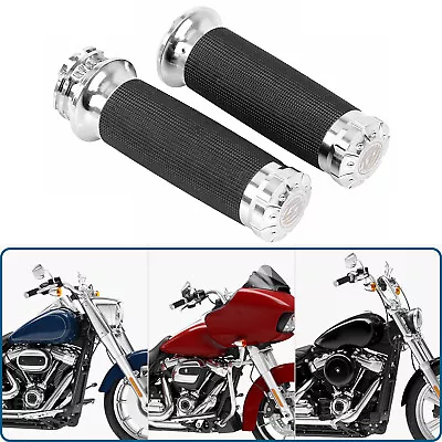 1 Inch RSD Motorcycle Handle Bar Hand Grips For Harley Softail Road King Glide • $19.93