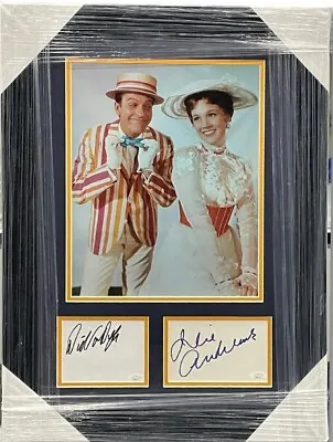 Dick Van Dyke Julie Andrews Signed Autographed Framed Cuts Marry Poppins JSA • $999.99