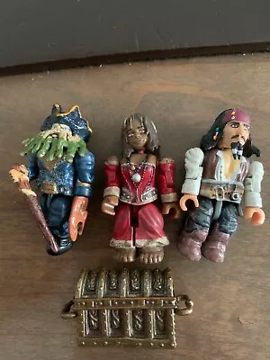 Pirates Of The Caribbean Mega Blok Minifigure Davy  Jones Calypso Jack Sparrow • $12