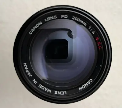 Canon SLR Film Lens FD 200 Mm 1:4 • $50