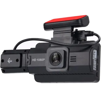 1080P Dual Lens Car DVR Driving Video Recorder Front And Inside Camera Dash Cam • $31.88