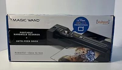 Magic Wand Portable Handheld Scanner & Auto Feed Dock (VuPoint) • $56.99