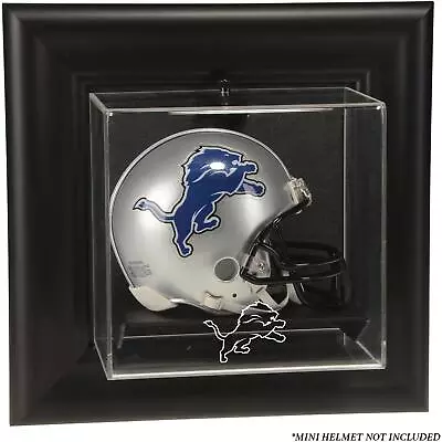 Detroit Lions Wall- Mini Helmet Display Case - Fanatics • $79.99
