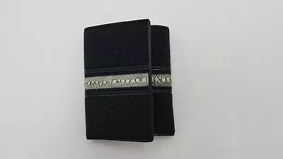 $50 • Buy Stingray Leather Men's TriFold Wallet, Black, Brand New