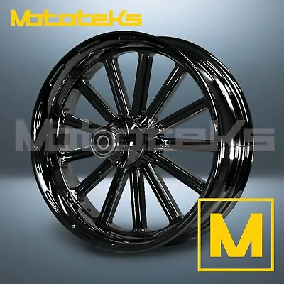 16x3.5 THIRTEEN MAG WHEEL BLACK FOR HARLEY SOFTAIL MODELS FRONT RIM • $953.99