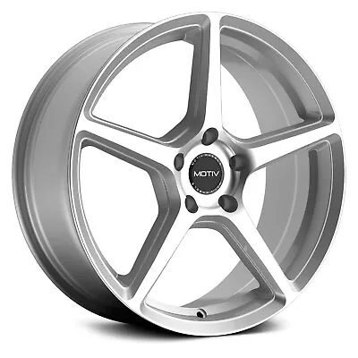 Motiv 433MS BLADE Wheel 17x7.5 (40 5x112 73.1) Silver Single Rim • $176.17