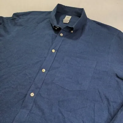 H&M L.O.G.G. Long Sleeve Button Down Regular Fit Shirt Mens Size XL • $9.99