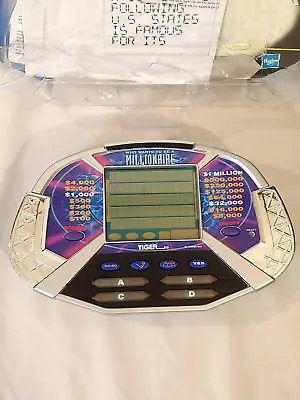 £9.92 • Buy Who Wants To Be A Millionaire Handheld Electronic Game By Tiger