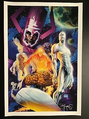 MARVEL FANTASTIC FOUR #545 Art Print By MICHAEL TURNER Art Print SIGNED NYCC  • $74.99