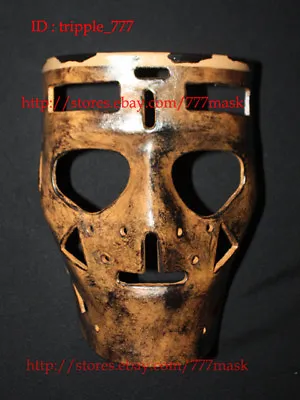 VINTAGE FIBERGLASS STREET NHL ICE HOCKEY GOALIE HELMET MASK Terry Sawchuk HO98 • $139