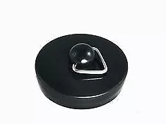 Static Caravan 1 1/2  Black Basin Plug PVC • £12.29