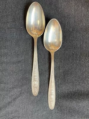 International Silver Co Wedgwood Sterling Service Spoons Set 2 DS02 • $95