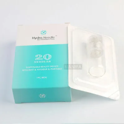 $12.84 • Buy 20 Pins Hydra Roller With Bottle Auto Serum Injection Micro Need Le Derma Roller