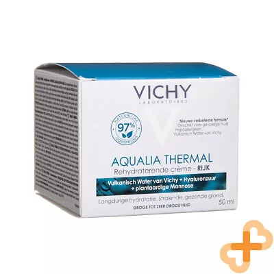 VICHY Aqualia Thermal Rich Cream 50ml Hydrating Moisture Dry Sensitive Skin • $30.47