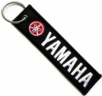 Yamaha Logo Material Keyring Key Ring Keychain Logo Both Sides For All Models • $11.95