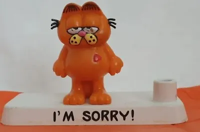 £4.95 • Buy Vintage Garfield Figure Pen Holder By Bully, West Germany 1980s - REDUCED 27/03