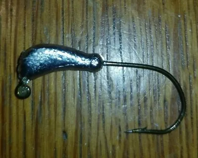 10 Pack 1/2oz. Banana Style Jig Heads Unpainted 4/0 Hook • $7.49