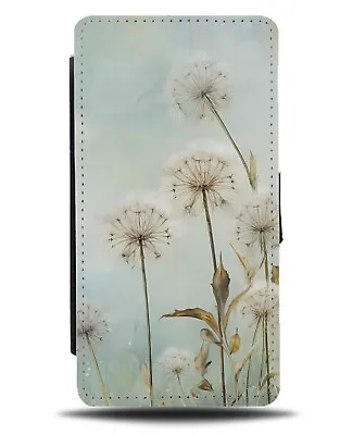 Dandelions Shabby Chic Painting Print Flip Wallet Case Shabbiness Style CZ97 • £19.99
