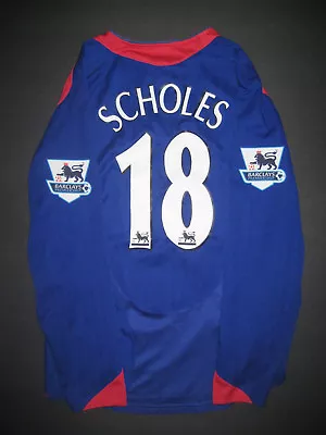 2005-2006 Nike Manchester United Paul Scholes Long Sleeve Jersey England • $559.99