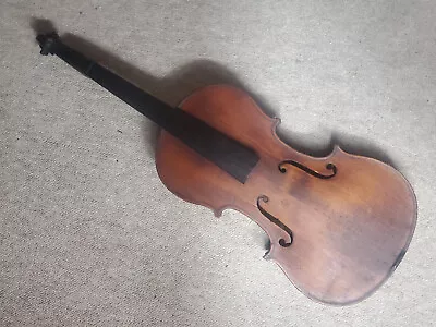 Old 4/4 (or 7/8?) Violin  Violon With A Nicely Flamed  Back • $179