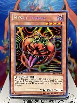 Mystic Tomato Secret Rare LCYW-EN020 1st Edition Legendary Yugioh TCG Card • $7.65