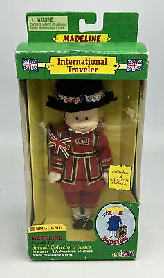 Madeline’s Posable Doll International Traveler England W/ Stickers 2000 Eden New • $44.95