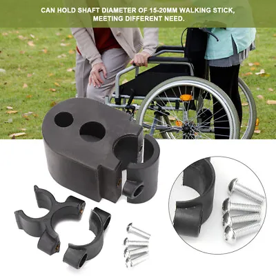 Crutches Accessories Wheelchair Walking Stick Rack Bracket Crutch Holder For • $15.24