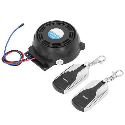 Motorcycle Security Alarm System Anti Theft 2 Remote Control Waterproof Universa • $16.47