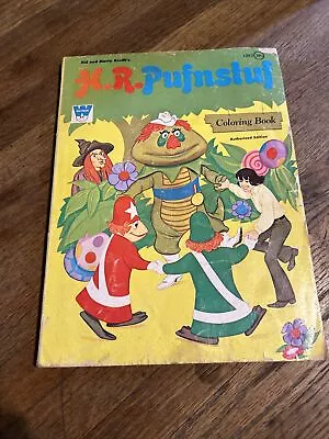 Vintage Sid And Marty Krofft Rare Hr Pufnstuf Whitman Coloring Book Used  1970 • $49.99