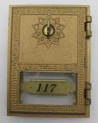 Vtg Salsbury Mailbox Brass Post Office Box Door W/ Key Replacement Craft 117 • $35.99