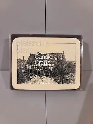  Candlelight Crafts Melamine Coasters X6 Featuring Norton St Philip Somerset  • £5