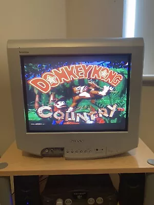 Sony Trinitron 14” Retro Gaming Colour CRT TV • £120