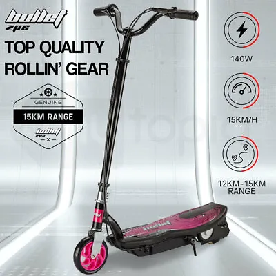 $179 • Buy 【EXTRA10%OFF】BULLET ZPS Kids Electric Scooter 140W Children Toy Pink Girls