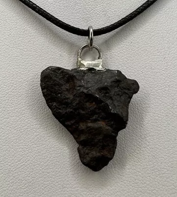 Canyon Diablo Meteorite Pendant Astronomy Gift Space Gift COA 10.66 Grams • $48
